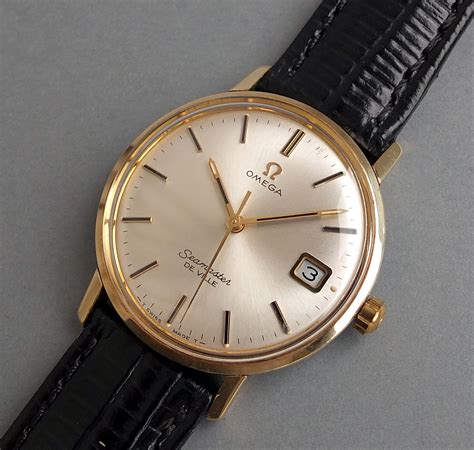 omega vintage gold watches|vintage omega solid gold watch.